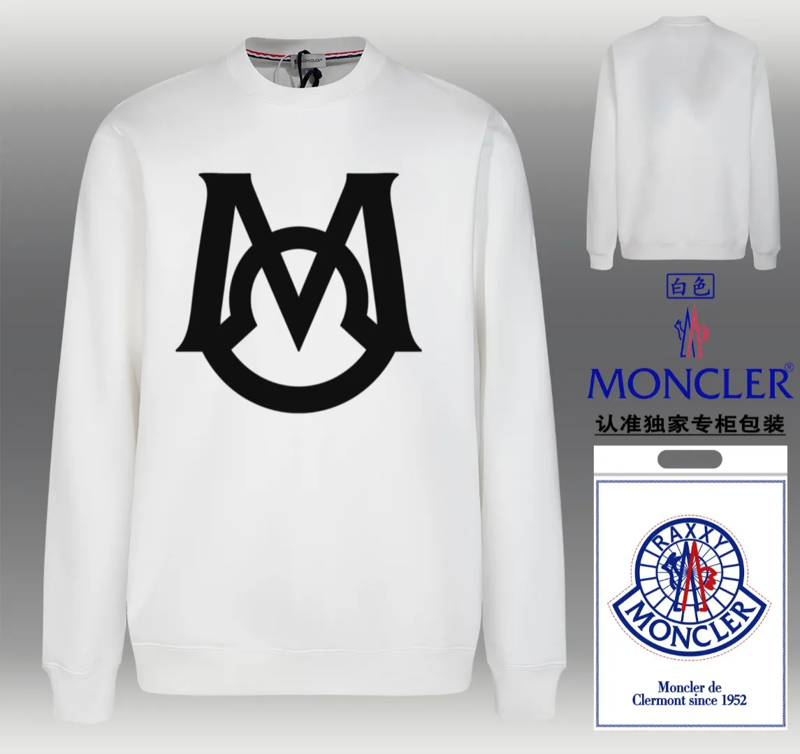 📦 📦 【 In Stock】 〖 𝐌𝐎𝐍𝐂𝐋𝐄𝐑~ 〗 440g ， 😎 ， ， Factory 2025 T ， ， Premium Breathable Same Style ：Black White Size：S M L XL 2XL